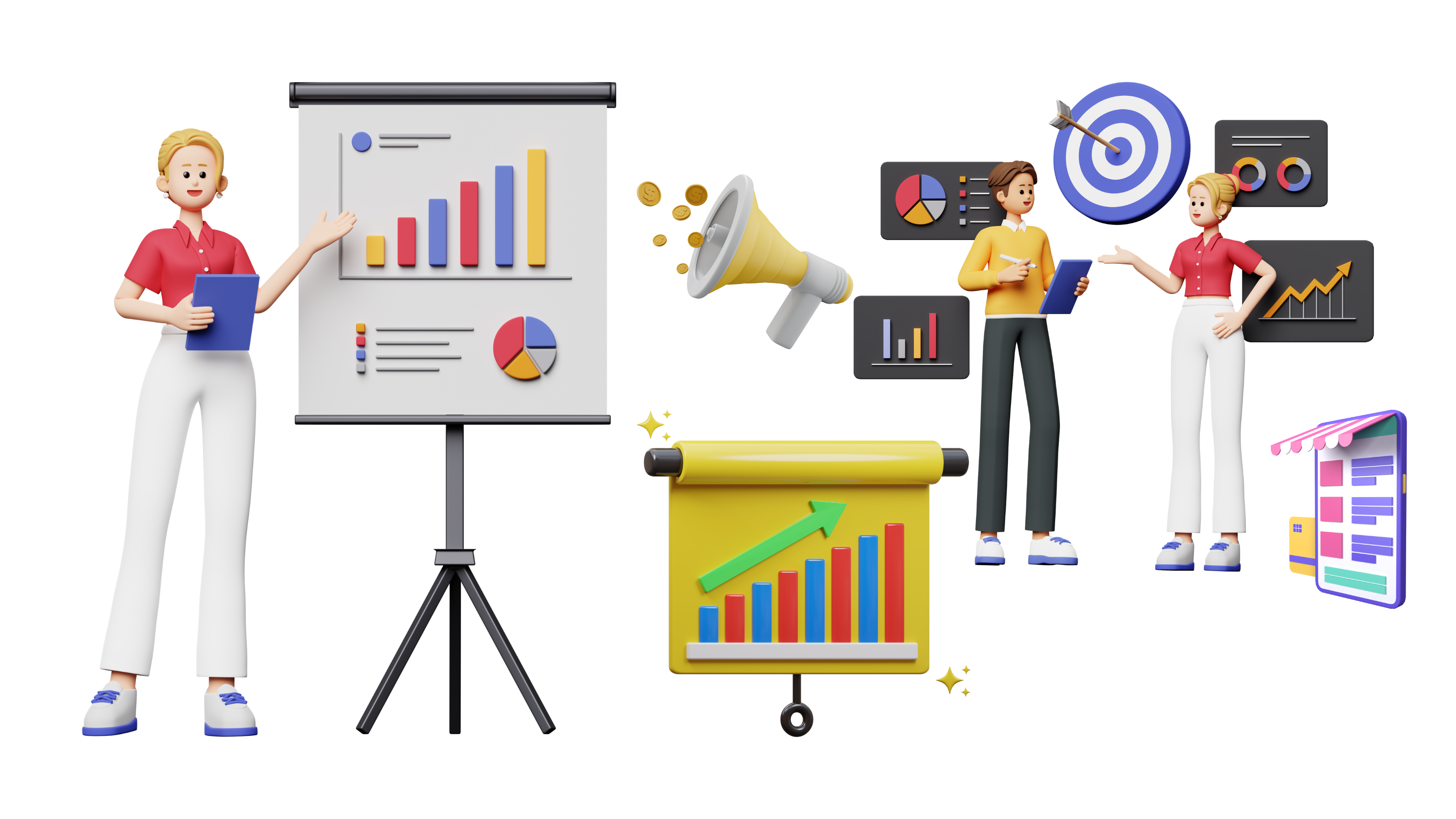 Business growth illustration